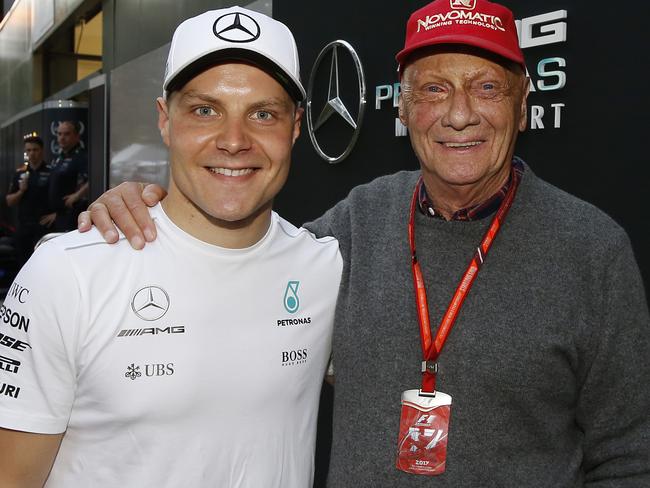 Niki Lauda at the 2017 Australian Grand Prix.