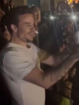 Liam Payne was dancing away. Picture: TikTok