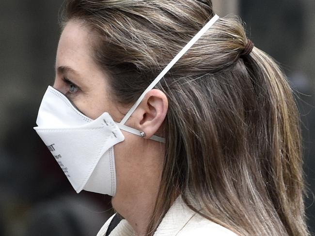 MELBOURNE, AUSTRALIA - NewsWire Photos MAY 20, 2022: Katrina Parker, who was charged over the the death of Magda Pashley in February 2019, arrives at the County Court in Melbourne. Picture: NCA NewsWire / Andrew Henshaw