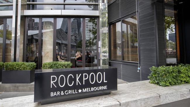 Melbourne’s Rockpool Bar &amp; Grill in Southbank is one venue which had its exposure times updated. Picture: David Geraghty