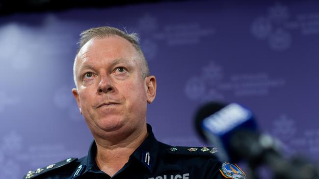 NT Police Commander Matthew Hollamby. Picture: Che Chorley