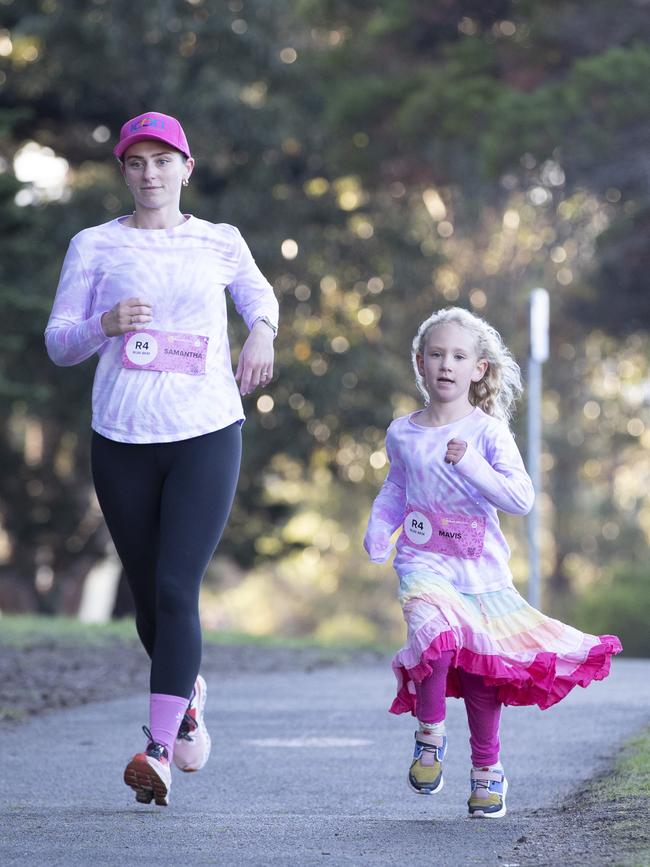 Mother's Day Classic run and walk at Bellerive. Picture: Chris Kidd