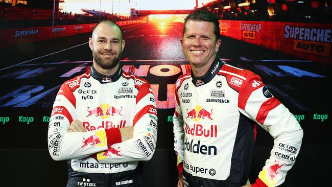 Red Bull Holden Racing team's Shane van Gisbergen and Garth Tander. Picture: Tim Hunter.