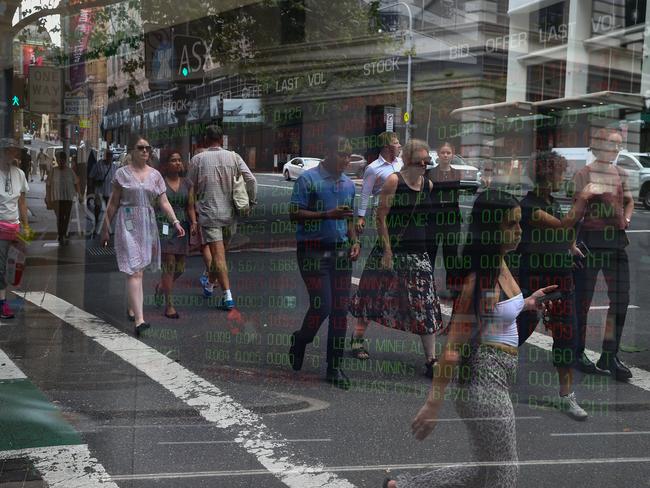 SYDNEY, AUSTRALIA : Newswire Photos - JANUARY 14 2025; A general view of people walking past the ASX in the Sydney CBD. Picture: Newswire/ Gaye Gerard