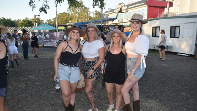 Sarah, Kayse, Lara, Courtnee CMC Rocks 2023 Willowbank Raceway
