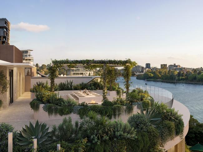 REAL ESTATE: This penthouse in Sorano House in Kangaroo Point sold off-the-plan for $14m. Image supplied.