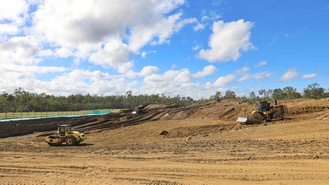 Work starts at Ivory Park Way at Greenbank.