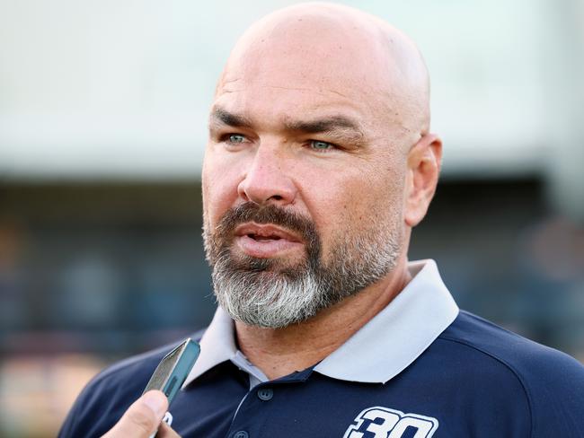 The Cowboys’ horrid start to 2025 has turned up the heat on coach Todd Payten. Picture: Morgan Hancock/Getty Images