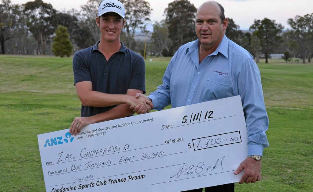 Zac celebrates big pro am win The Courier Mail