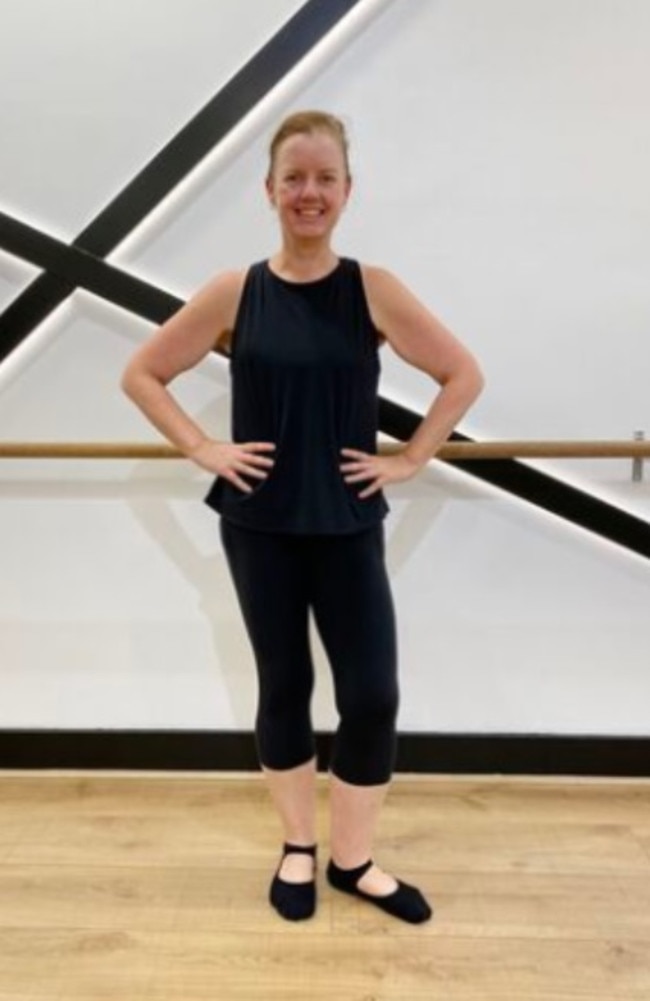 She attends her local XBarre studio weekly. Picture: Supplied