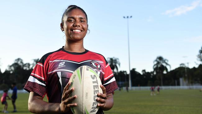 Sunshine Coast rugby league talent Nancy Sullivan has been signed by the South Sydney Rabbitohs NSW Women's Premiership team for 2024. Picture: Patrick Woods.