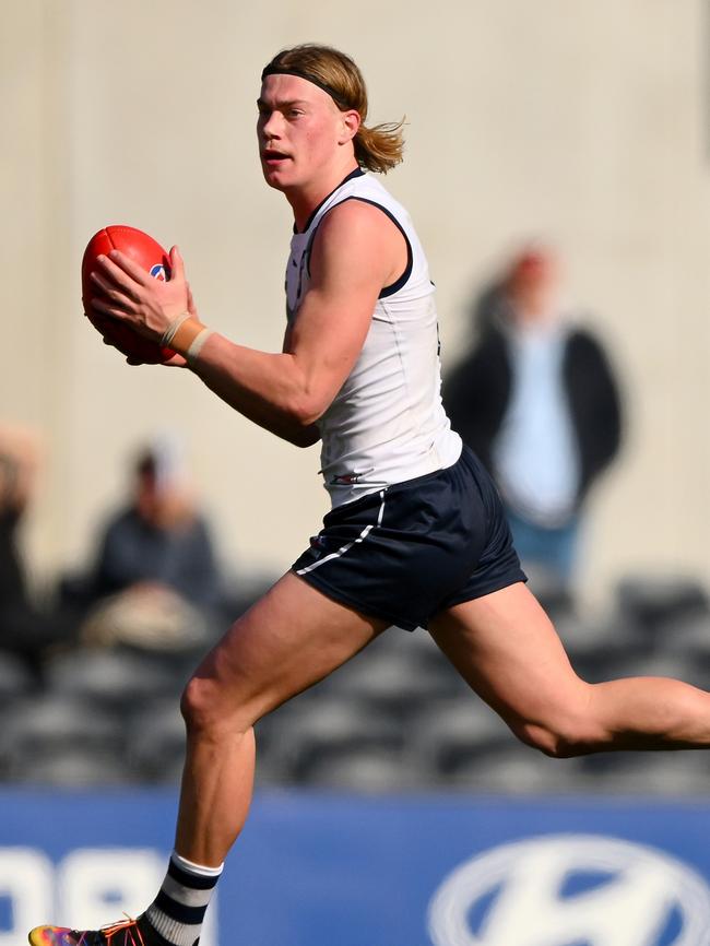 Harley Reid playing for Vic Country. Picture: Morgan Hancock/AFL Photos via Getty Images.