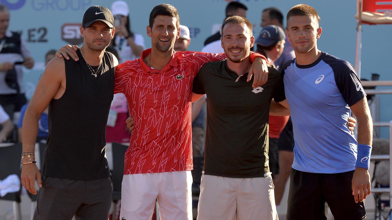 Novak Djokovic tests positive for coronavirus; Adria Cup, Grigor Dimitrov, Viktor Troicki, Borna Cotric, Charity event