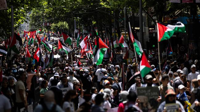 The shift from the progressive left to the brink of virulent anti-Semitism continues to alarm and astonish, writes Jack the Insider. Picture: NCA NewsWire / Diego Fedele