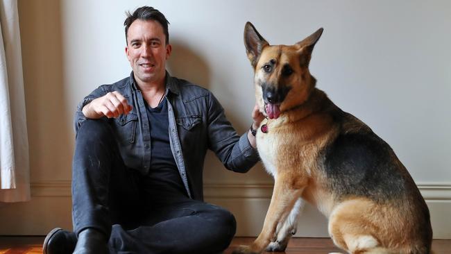 Gold 104.3 host Christian O'Connell with his dog Nisha.