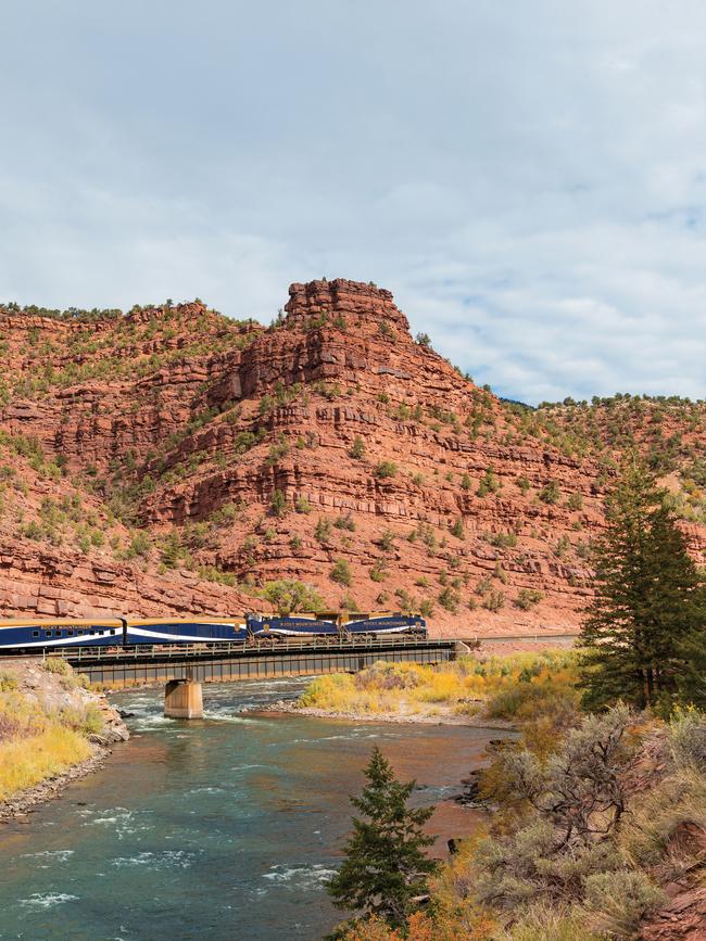 The landscapes change dramatically thoughtout the journey. Picture: Rocky Mountaineer