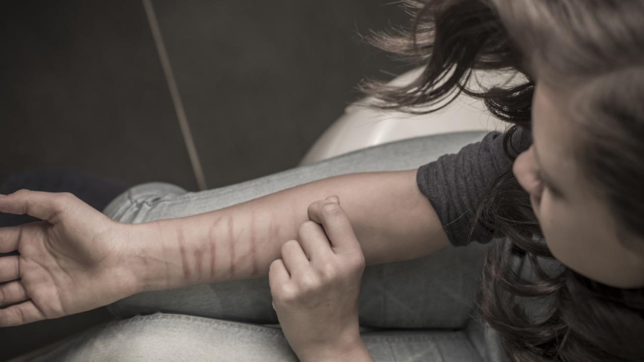 A concerning rise in self-harm has been reported.