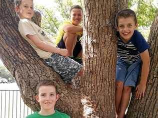 FREE TO LEARN: Children from the South Burnett Home-Schooling group. Picture: Contributed