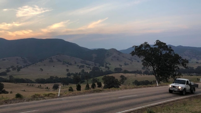 The Great Alpine Road near Ensay. Picture supplied