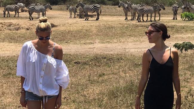 Jasmine Yarbrough’s safari holiday. Picture: Instagram @jasyarby