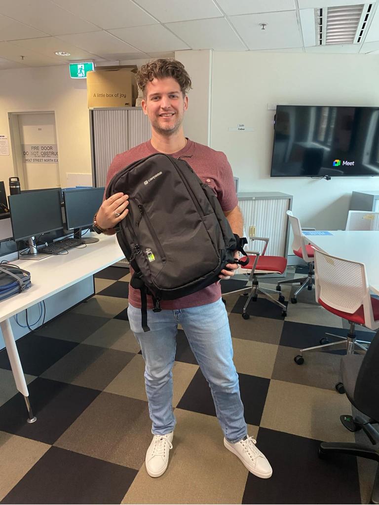 Caribee Traveller Carry-On Backpack. Picture: Troy Nankervis