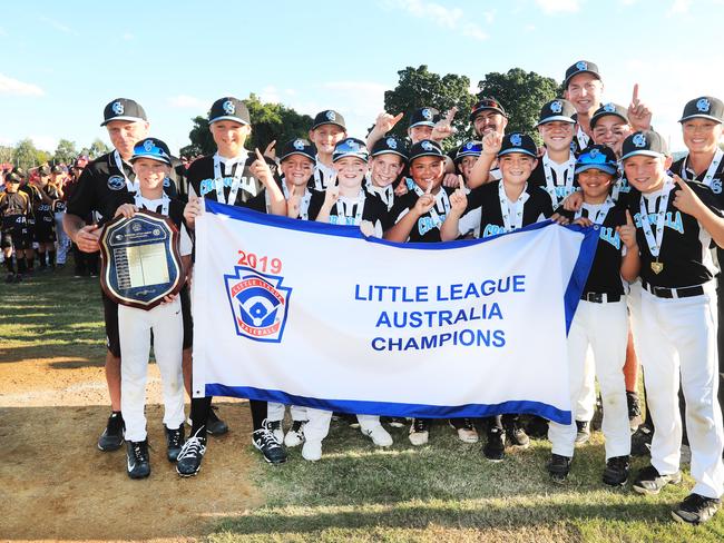 Cronulla claiming gold at the 2019 Australian Little League Championship.