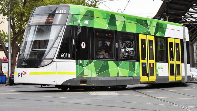 $735m will be spent on a E-class tram infrastructure program. Picture: Jake Nowakowski