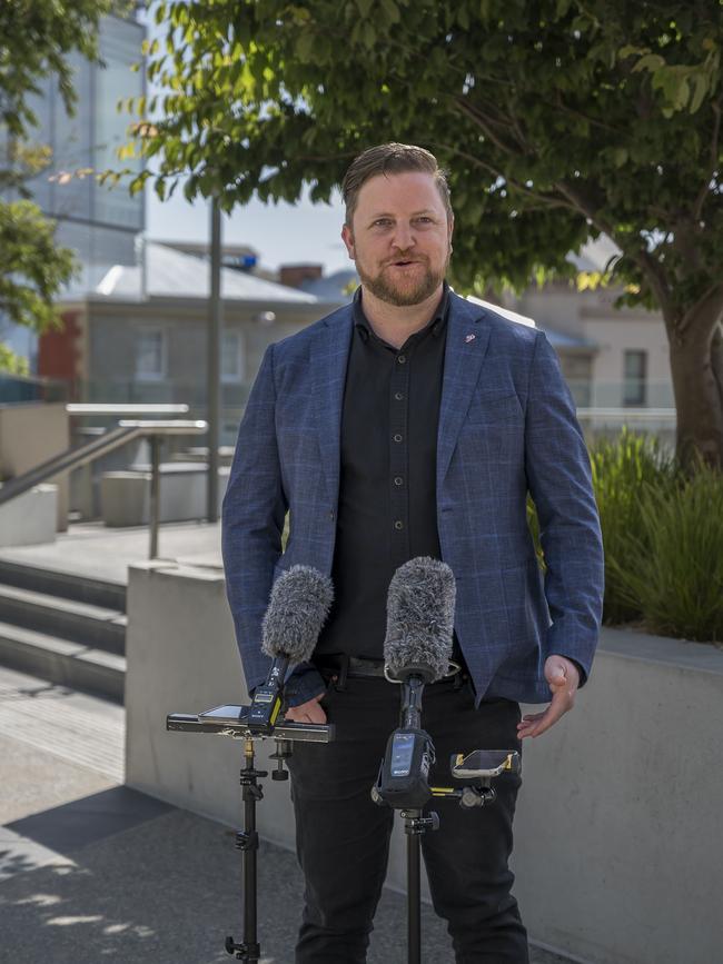 Labor’s Luke Edmunds. Picture: Caroline Tan