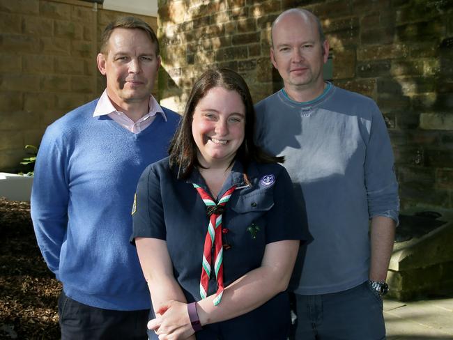 New leaders Rufus Harding, Simone Haider and Marcus Hebblethwaite. Picture: Adam Ward