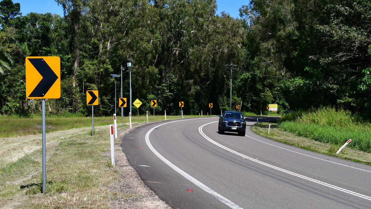 The northern side of the notorious accident- and flood-prone Gairloch S-bends on the Bruce Highway between Ingham and Cardwell. Picture: Cameron Bates