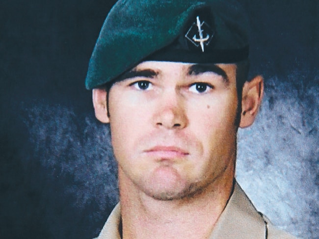 Photo of Cameron Baird provided by his best friend Christian Dyer. Cameron was the last digger killed in Afghanistan, the 40th. He received a posthumous VC earlier this year.