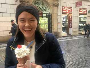 KEEN TRAVELLER: Journalist Meg Gannon one day wants to be an overseas correspondent and live all over the world, mainly so she can eat all the delicious food. Picture: Contributed