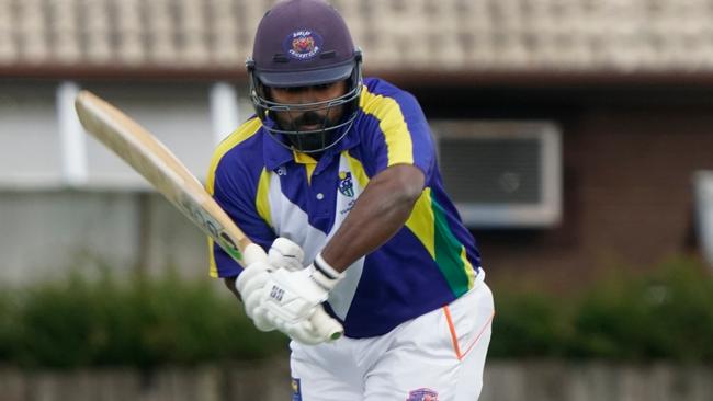 Dilan Chandima is batting well in Ballarat this season. Picture: Valeriu Campan