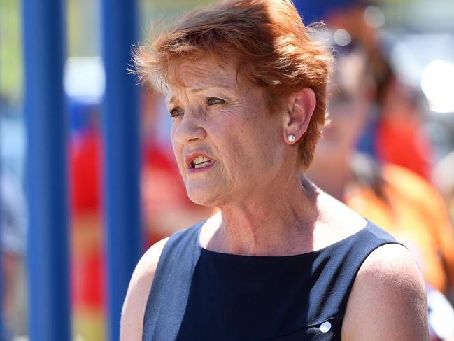 Senator Pauline Hanson has indicated her support for the bill. Picture: Matt Taylor