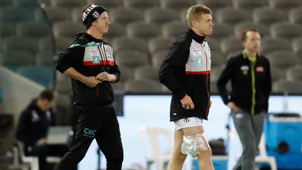 Dan Hannebery has suffered a setback to his right hamstring (Photo by Michael Willson/AFL Photos via Getty Images).