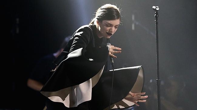 Lorde performs during the 27th Annual ARIA Awards. Picture: Getty Images