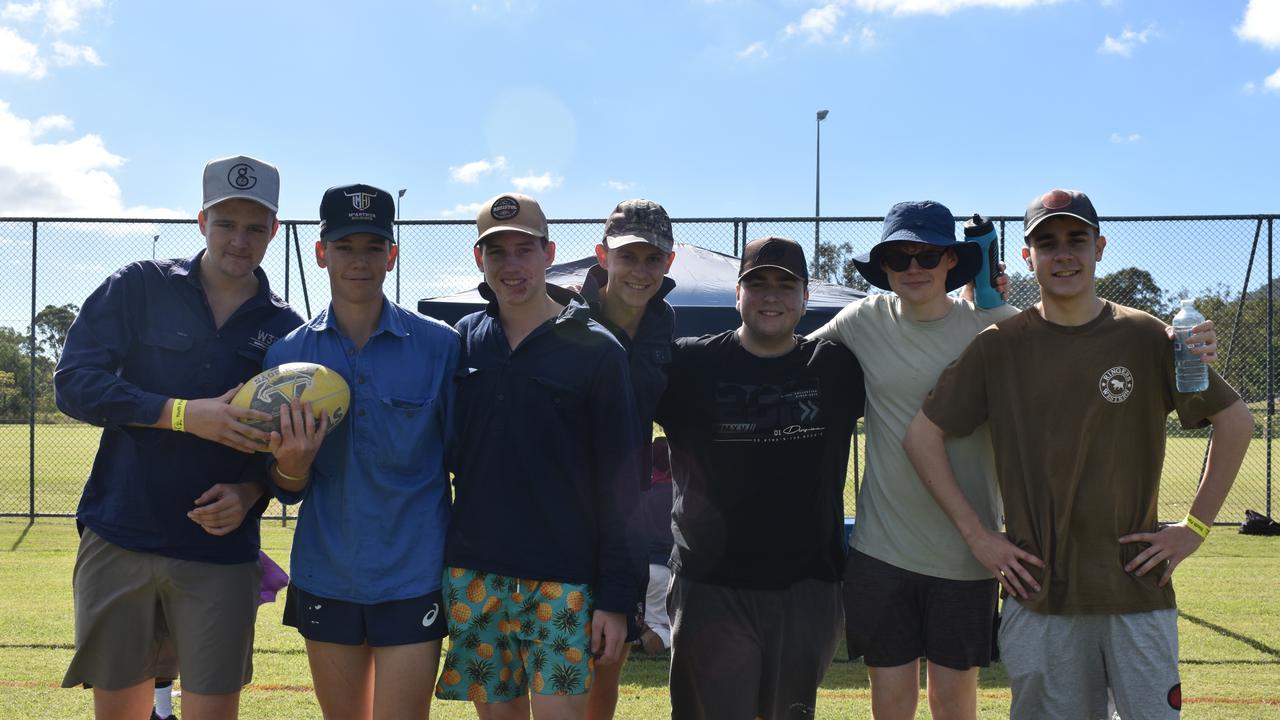 Team members from the Rockhampton Grammar School at the 2024 Rockhampton Relay for Life event.