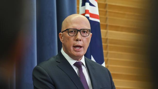 Peter Dutton. Picture: NCA NewsWire / Martin Ollman