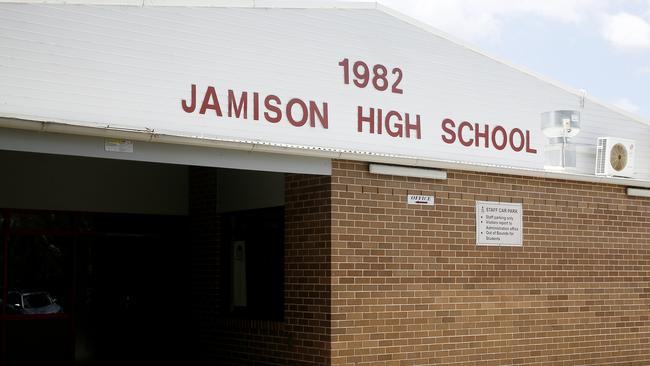 Jamison High School in South Penrith. Picture: News Corp Australia/John Appleyard