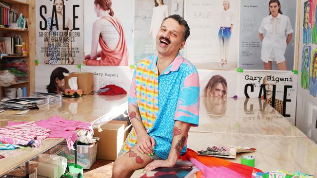 Designer Gary Bigeni. Picture: Rohan Kelly