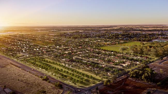 Artist’s impression of The Entrance estate at Angle Vale.