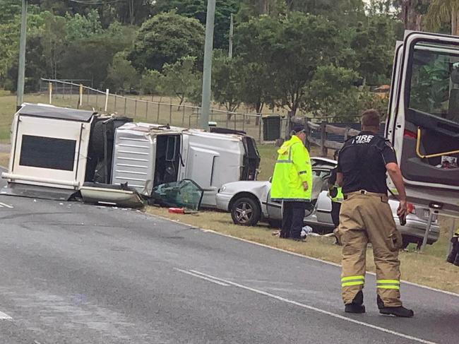 Two people are in a critical condition after a serious crash at Oakhurst on Thursday afternoon.