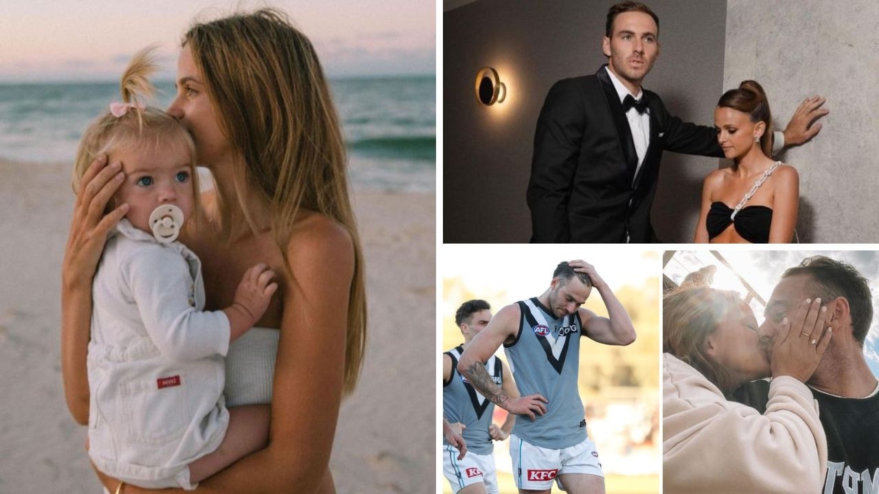 Kellie Gardner, the fiance of AFL player Jeremy Finlayson, has been diagnosed with terminal cancer. Pictures: Instagram