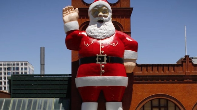 Big Santa on the Adelaide Central Market. Picture: supplied