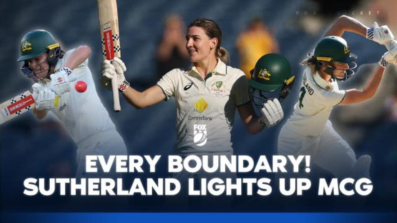 Masterclass knock! Sutherland BLASTS 163