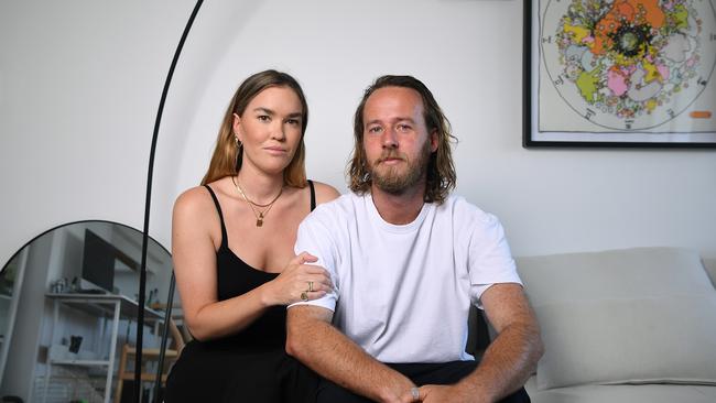 Kate Anderson and partner Chris Proud were heading home from Thirroul when disaster struck. Picture: NCA NewsWire/Joel Carrett