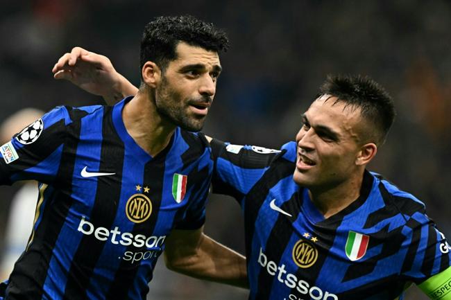 The return to form of Lautaro Martinez (R) in the last two matches augurs well for Inter Milan