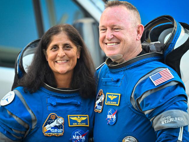 Barry Wilmore and Sunita Williams are stranded at the International Space Station. Picture: Miguel J. Rodriguez Carrillo / AFP