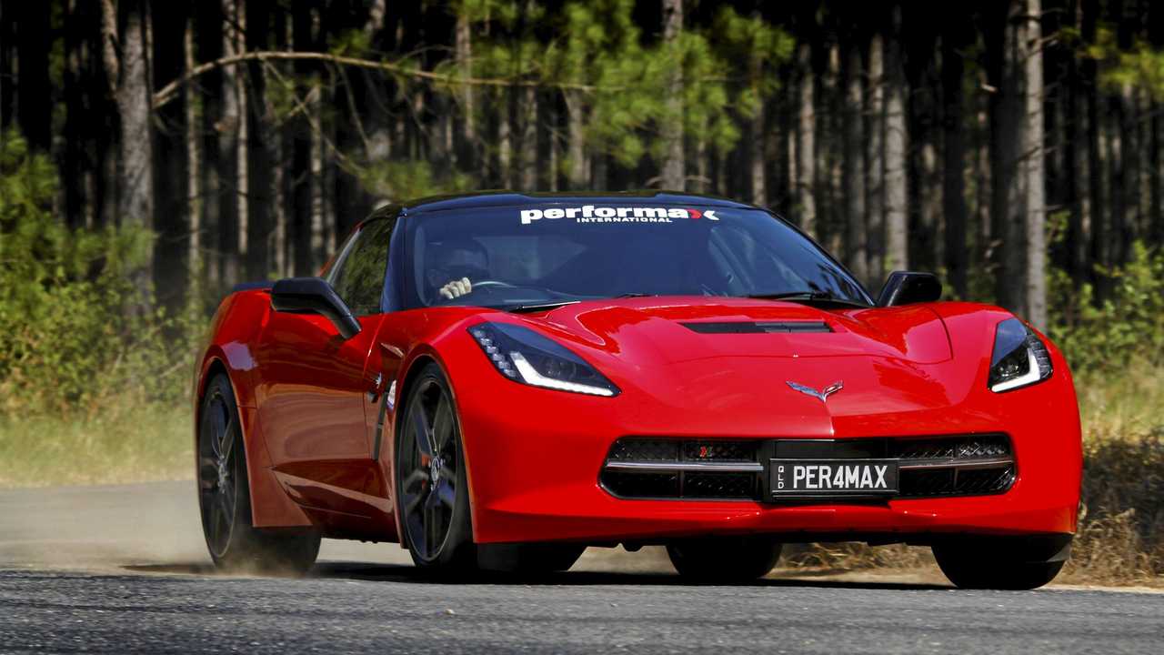 Chevrolet c7 Corvette 2014 зелёная