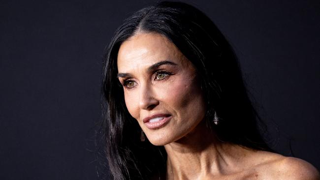 Demi Moore at the premiere of The Substance at the Directors Guild of America theatre in Los Angeles. Picture: Etienne Laurent/AFP